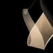 Sling LED 34.2 inch Dark Smoke Pendant Ceiling Light