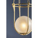 Verbank 1 Light 13.75 inch Vintage Gold Leaf Indoor Lantern Ceiling Light