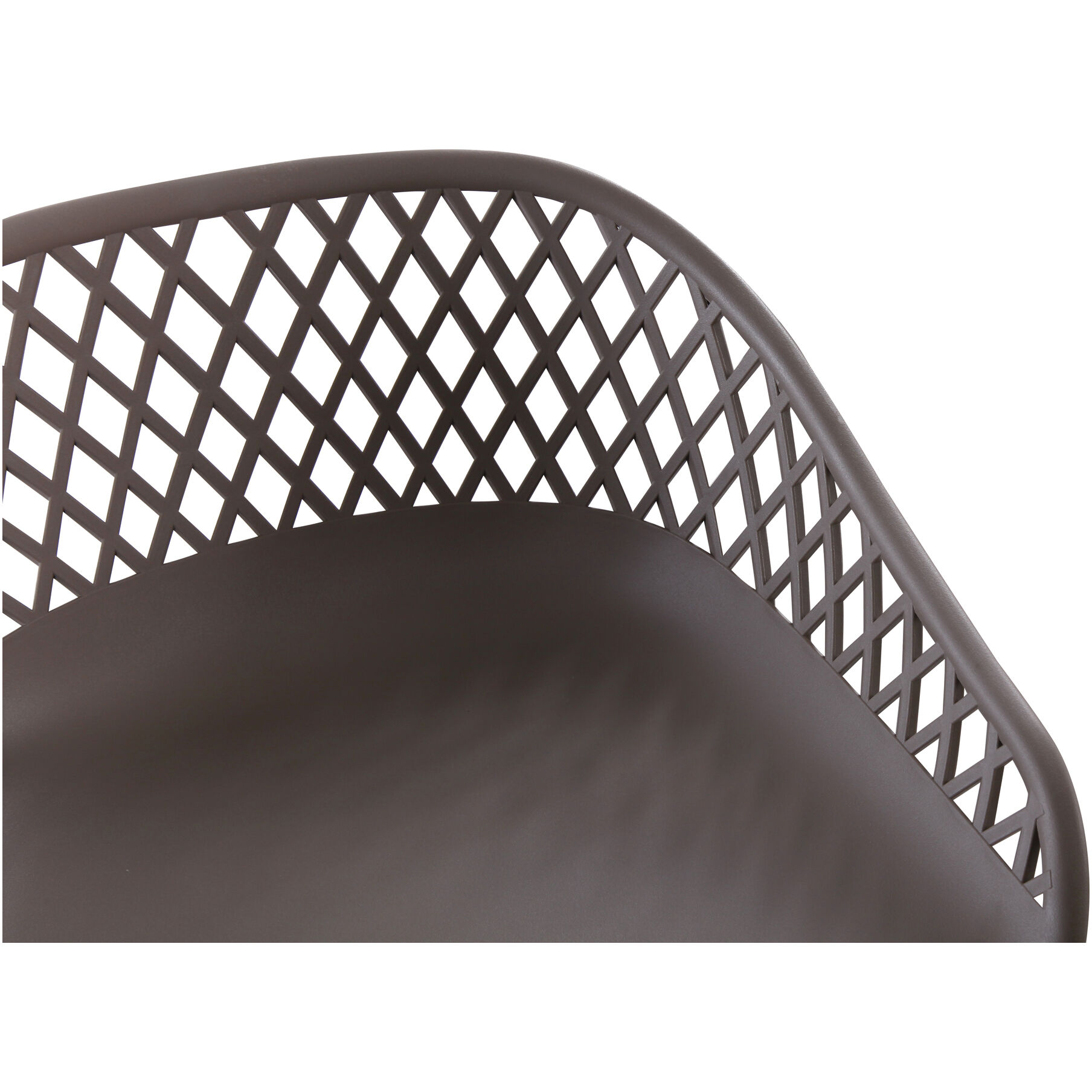 Piazza 37 inch Grey Outdoor Barstool