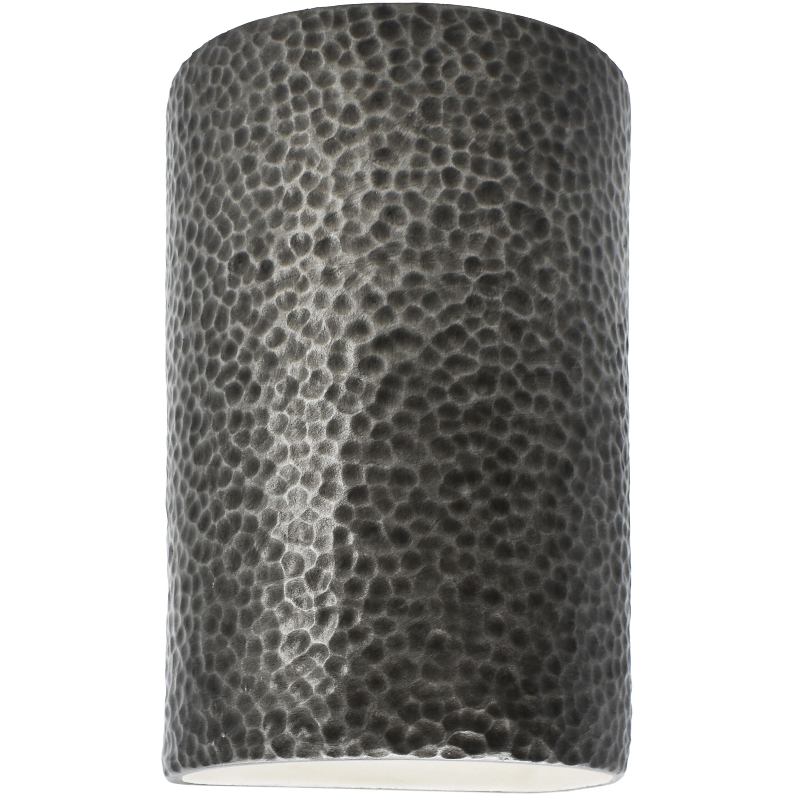 Ambiance Wall Sconce Wall Light in Hammered Pewter, Incandescent, Small