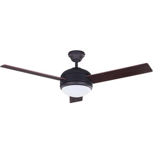 Madison 48 inch Brushed Pewter with White/Grey Blades Indoor Fan, Dual Mount
