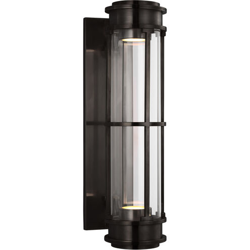 Chapman & Myers Gracie LED 4.75 inch Bronze Linear Sconce Wall Light