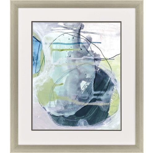 Abstract Collection Turquoise Framed Art