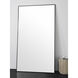 Keene 83 X 48 inch Matte Black and Clear Mirror