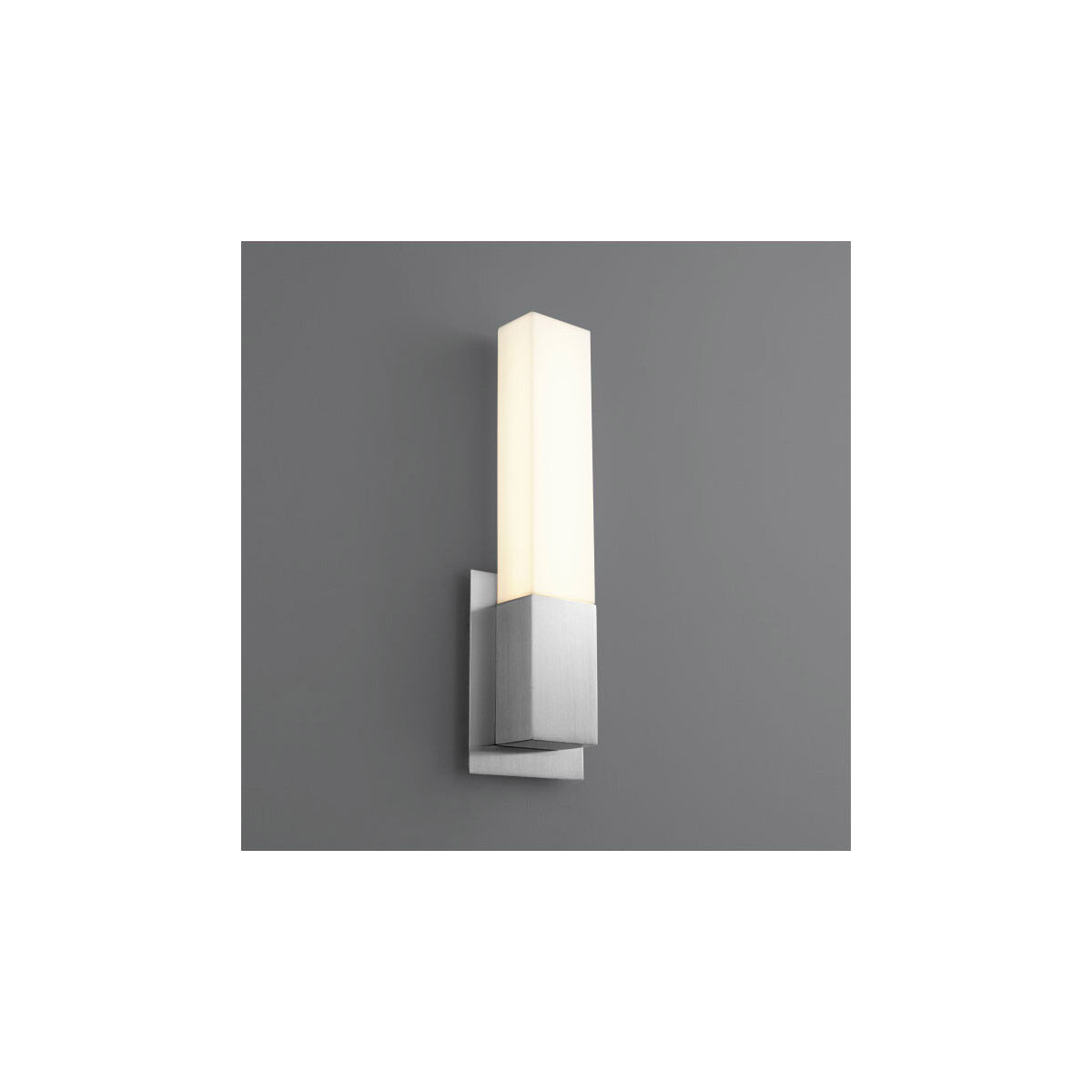 Vega 1 Light 5 inch Satin Nickel Sconce Wall Light