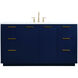 Blake 60 X 22 X 34 inch Blue Vanity Sink Set