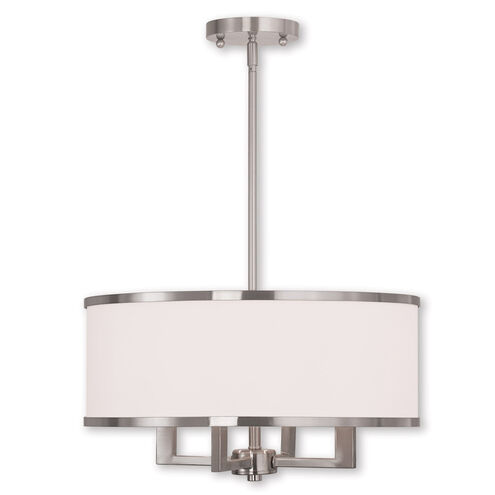 Park Ridge 4 Light 18 inch Brushed Nickel Chandelier Ceiling Light
