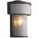 Andromeda 1 Light 8.07 inch Bronze Highlight and Smoke Glass Wall Lamp Wall Light