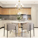 Katerina 5 Light 24 inch Rubbed Brass Chandelier Ceiling Light