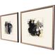 Peaceful Challenge Black and Beige and Metallic Framed Art, The Studio