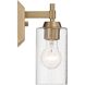 Yep Brilia 1 Light 4.88 inch Brushed Champagne Brass Wall Sconce Wall Light
