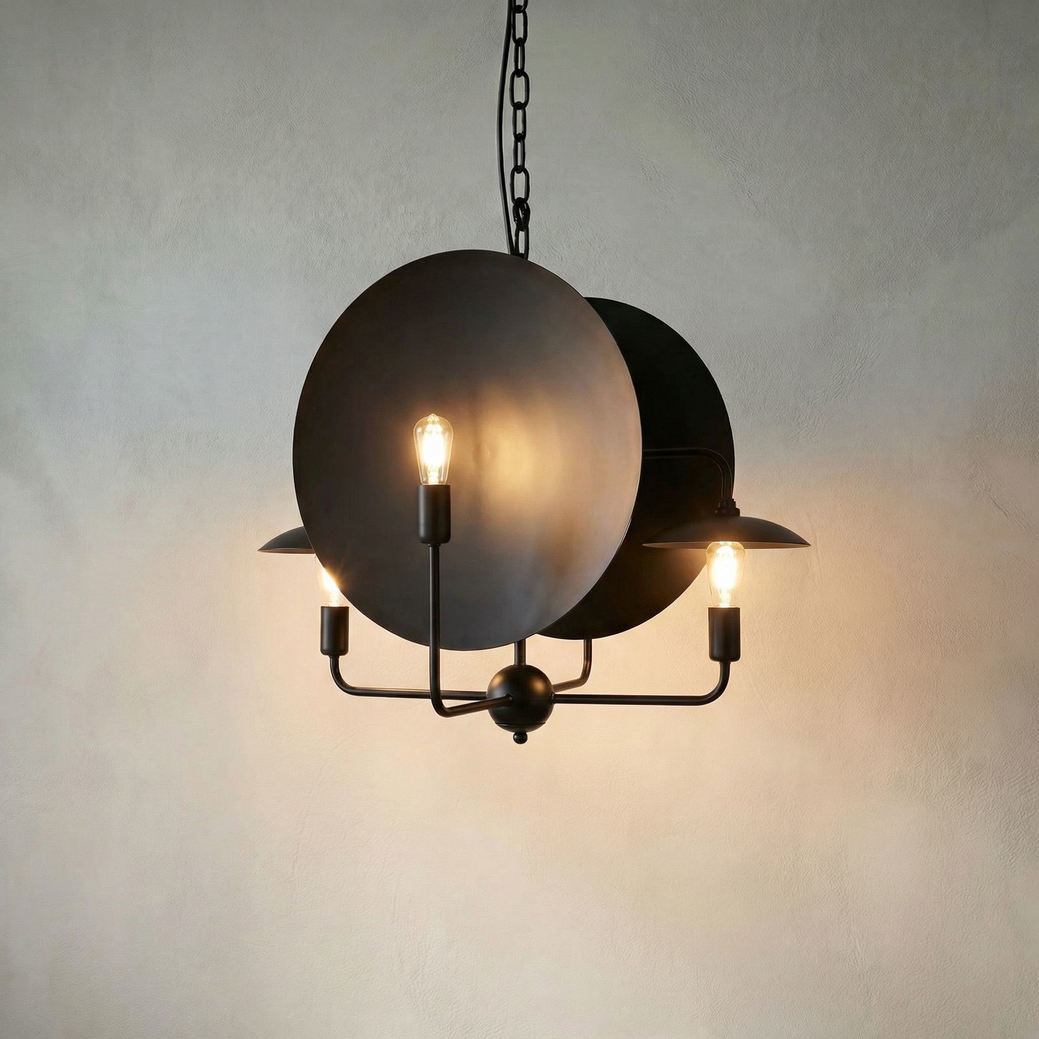 Satellite 4 Light 23 inch Matte Black Pendant Ceiling Light