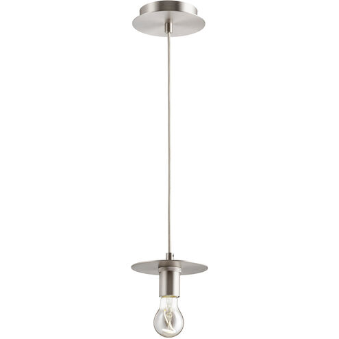 Fort Worth 1 Light 5.88 inch Satin Nickel Mini Pendant Ceiling Light