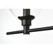 Jaelynn 5 Light 47 inch Black Bath Sconce Wall Light