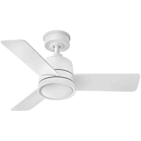 Chet 36 inch Matte White Fan