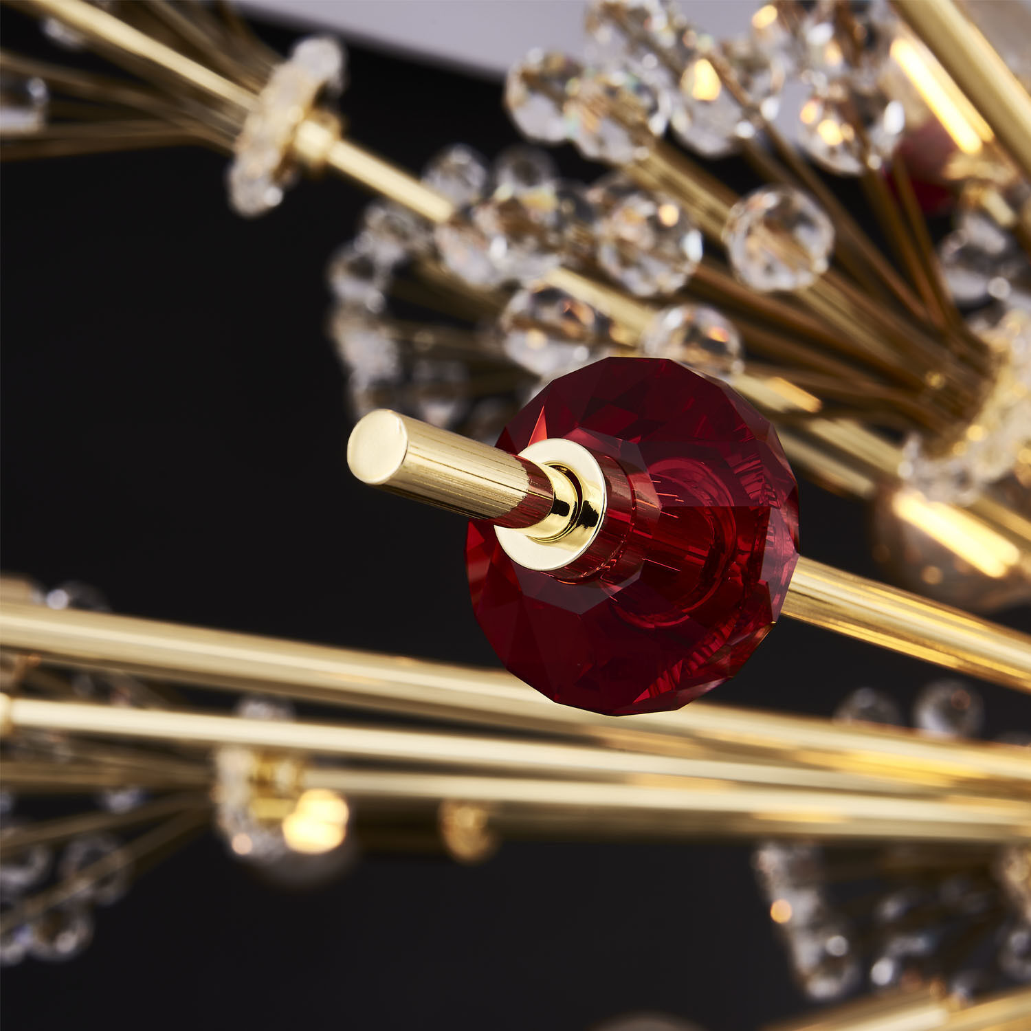 Constellation 30 Light 34 inch 18K Gold Pendant Ceiling Light