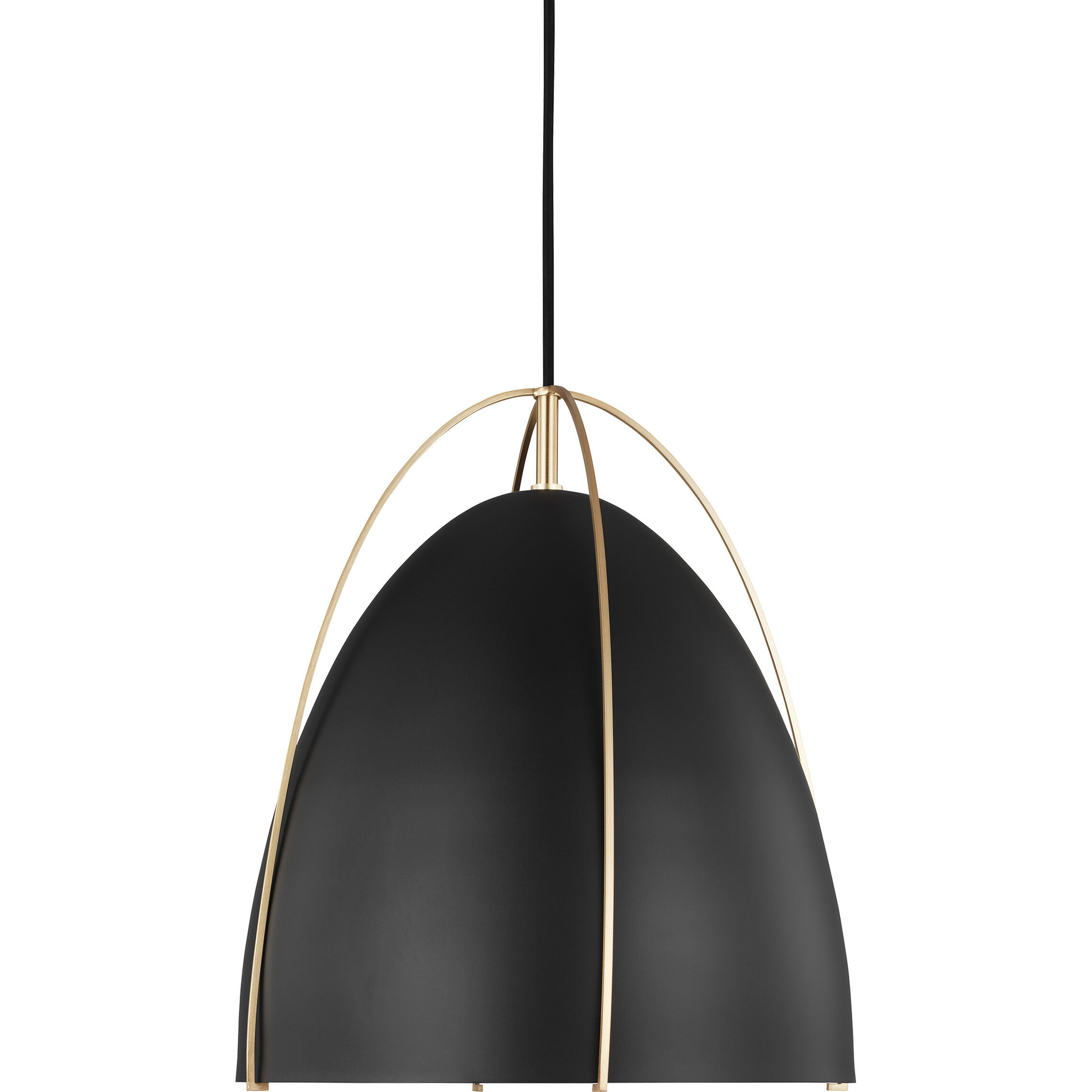 Sean Lavin Norman Pendant Ceiling Light in Satin Brass