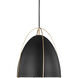 Sean Lavin Norman 1 Light 13.38 inch Satin Brass Pendant Ceiling Light