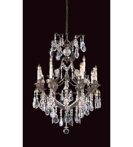 Jonathan 12 Light 32 inch Oxide Brass Chandelier Ceiling Light