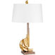 Crescendo 30 inch 40.00 watt Antique Brass Table Lamp Portable Light