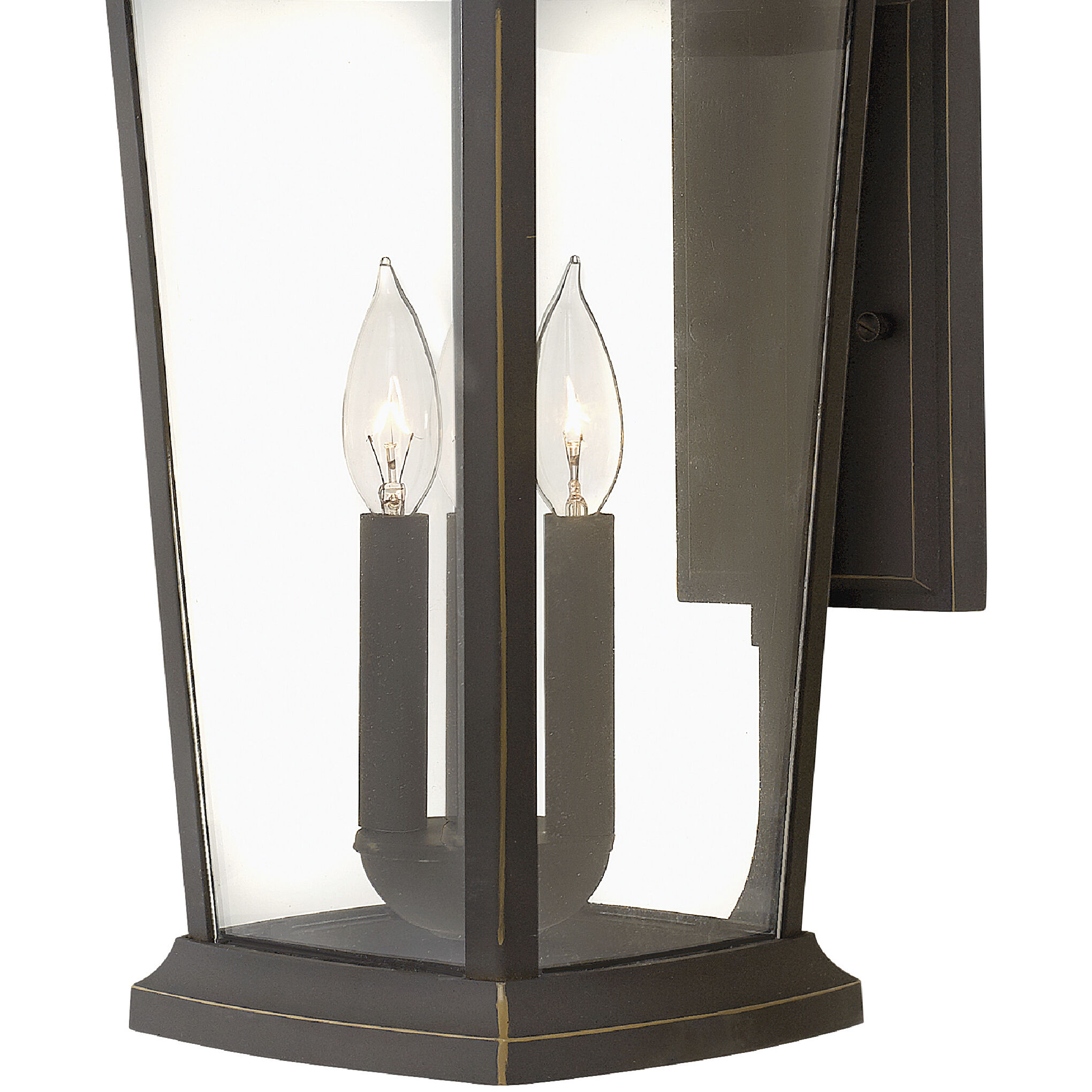 Bromley Outdoor Wall Mount Lantern in Oil Rubbed Bronze, Non-LED, Medium