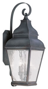 Exeter 3 Light 29 inch Charcoal Outdoor Wall Lantern