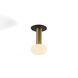 Combi LED 5 inch Brass Pendant Ceiling Light, Suspension / Flush Mount 2-in-1