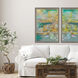 Waterside Collection Turquoise Framed Art