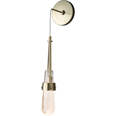 Link 1 Light 5.5 inch Black Sconce Wall Light in Clear Bubble, Low Voltage