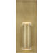 Sean Lavin Dobson II LED Natural Brass Bath Light Wall Light, Integrated LED