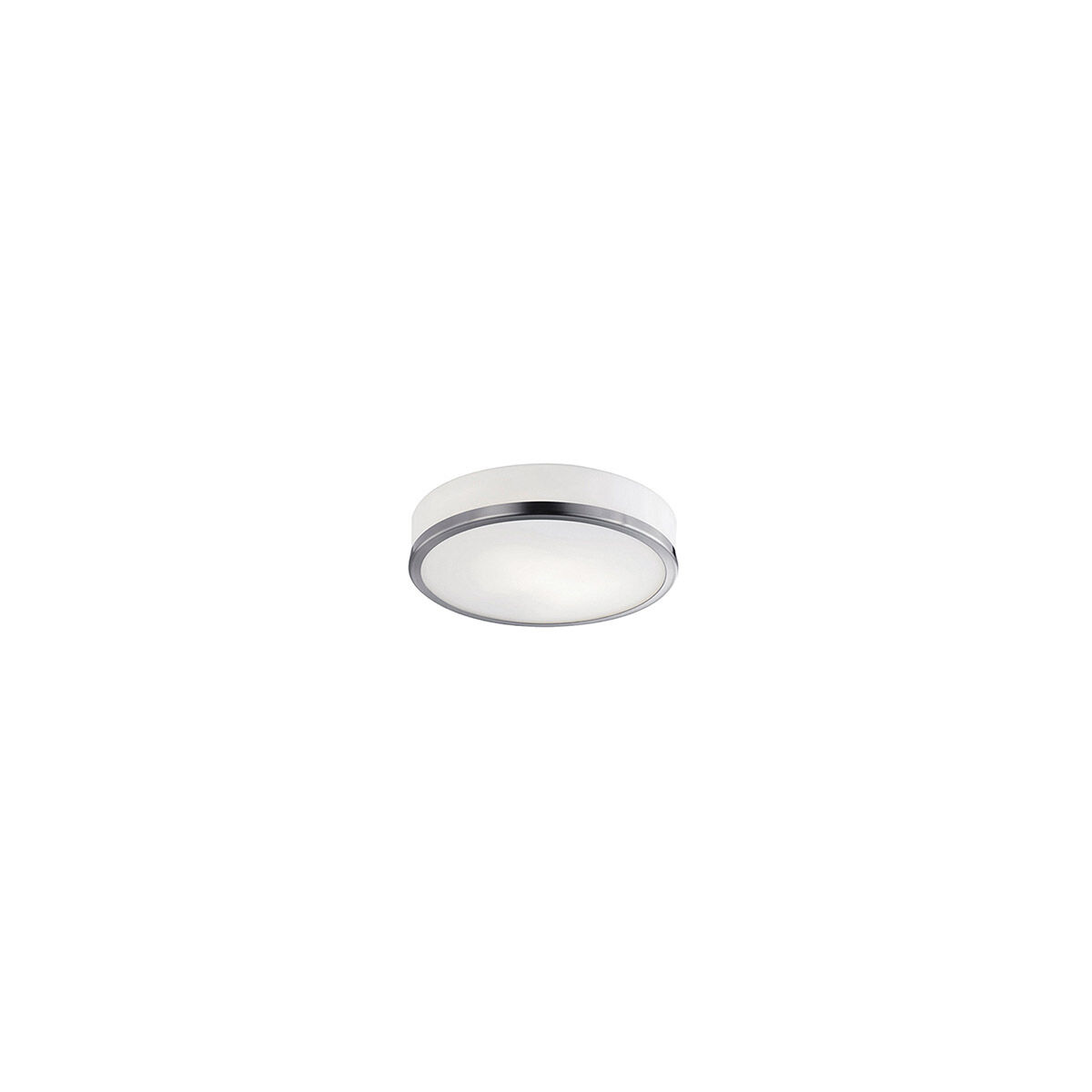Charlie 2 Light 10 inch Nickel Flush Mount Ceiling Light in Brushed Nickel
