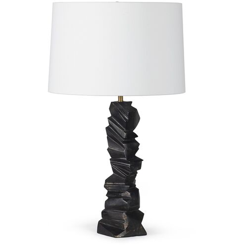 Gallerie 29 inch 150.00 watt Blacken Zinc Table Lamp Portable Light