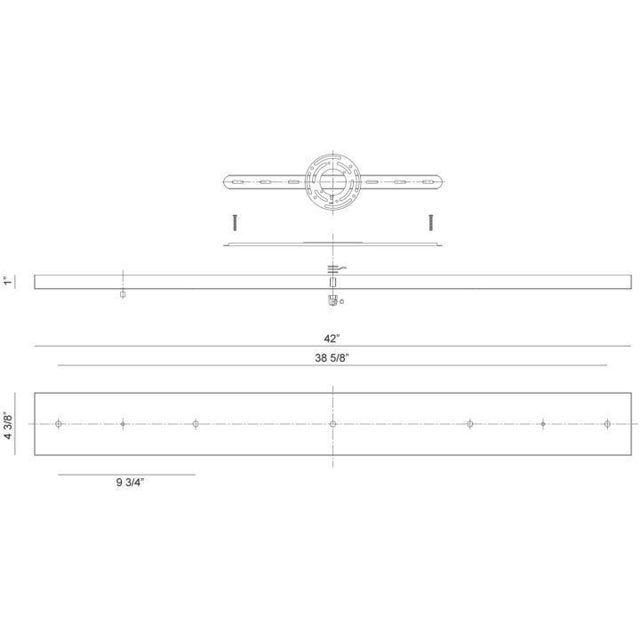 Leo 4.38 inch Black Multi Ceiling Canopy Ceiling Light