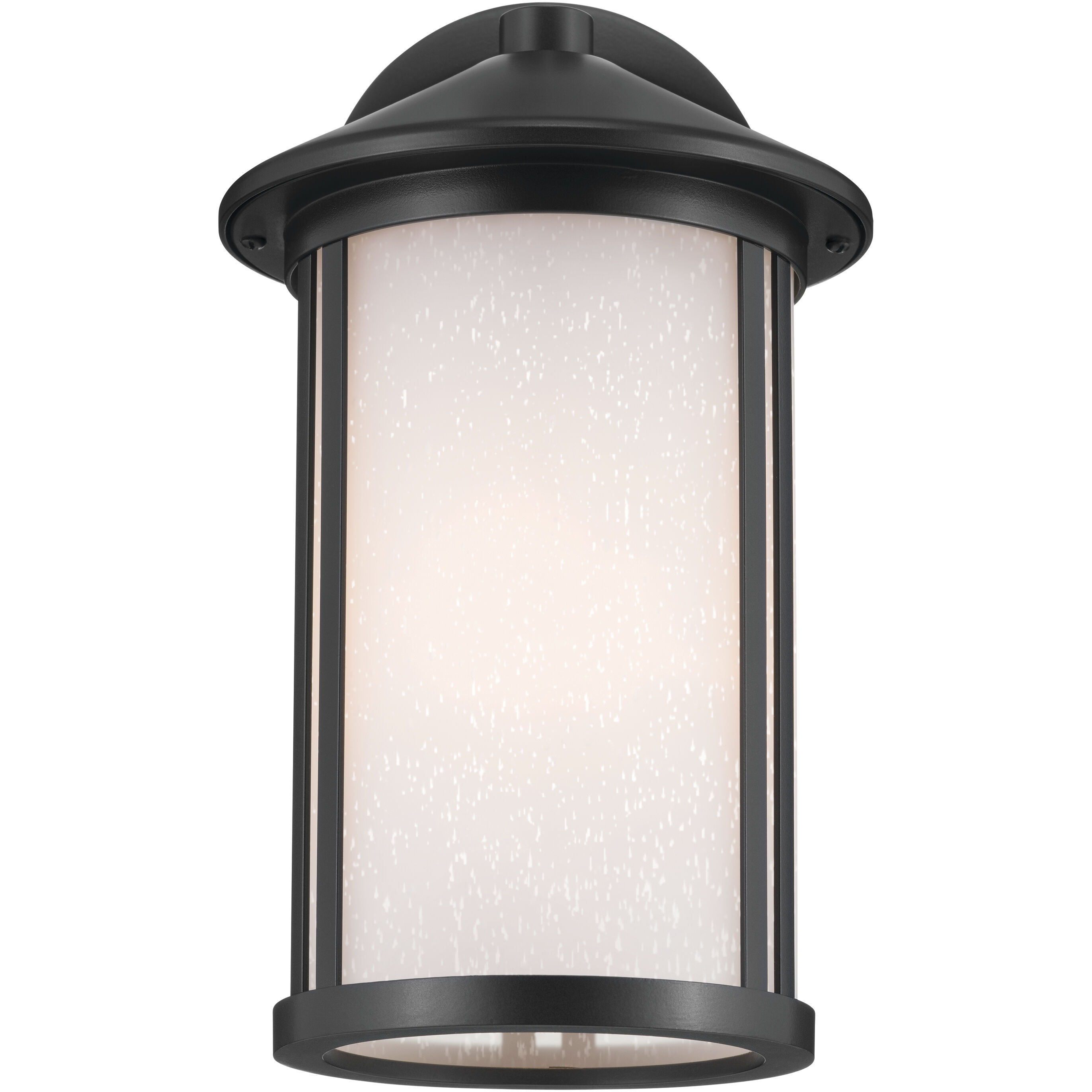 Lombard 1 Light 12.75 inch Black Outdoor Wall Sconce, Medium