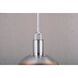 Forked LED 13.39 inch Burnt Steel Pendant Ceiling Light