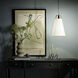 Marsailli 1 Light Polished Nickel Pendant Ceiling Light, Medium