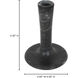 East 5.5 X 4 inch Candle Holder in Black, Tall