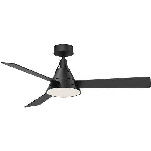Archer 54 inch Matte Black Ceiling Fan