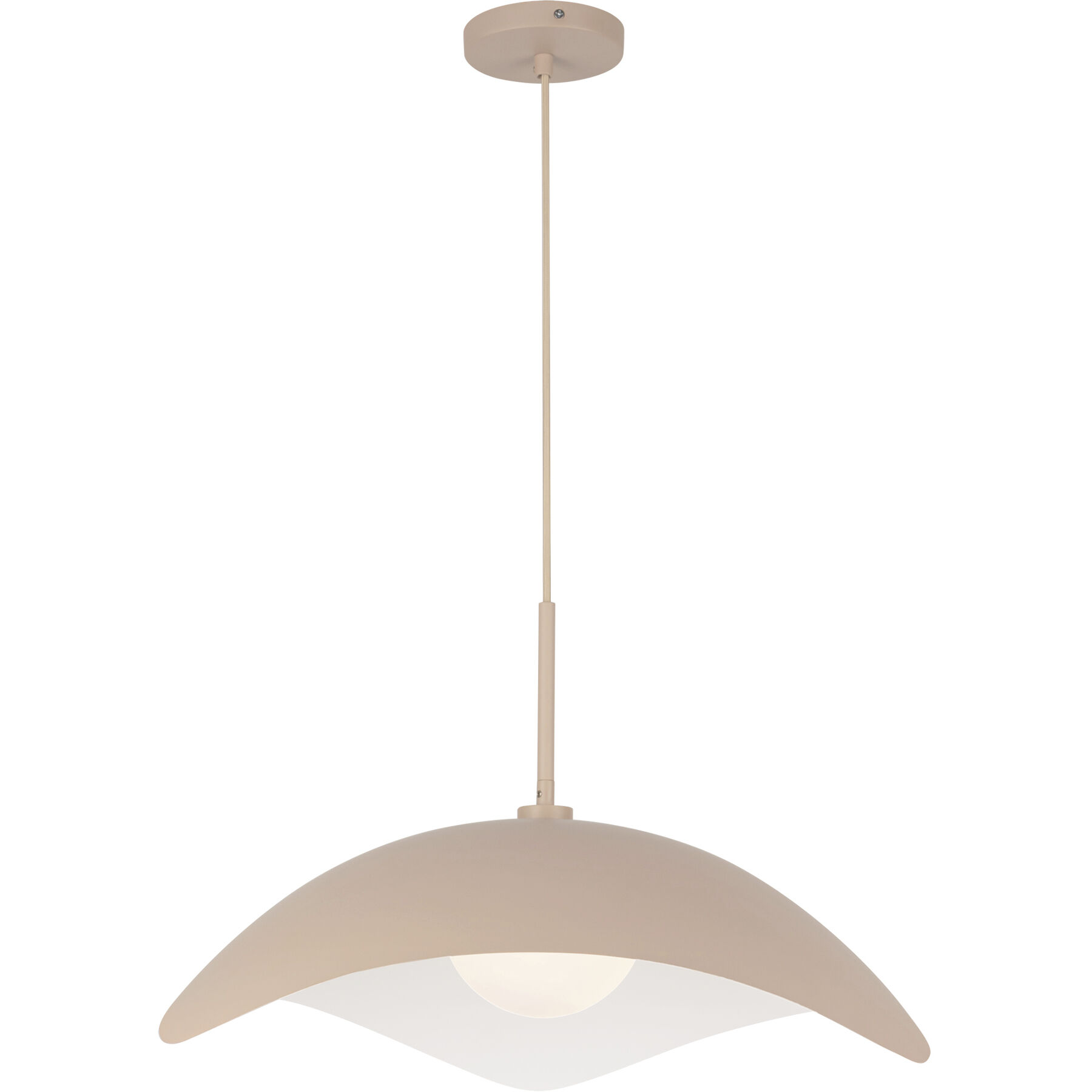 Kirby 1 Light 22.25 inch Peach Pendant Ceiling Light