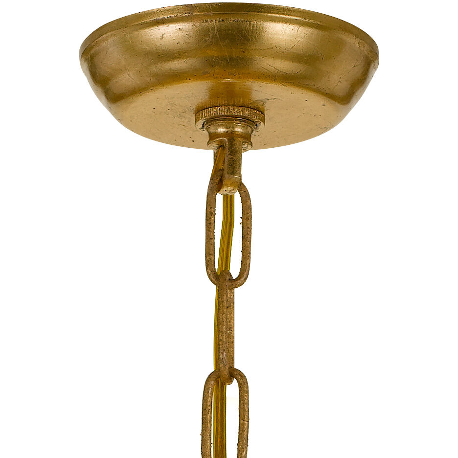 Bridgehampton 8 Light 28 inch Antique Gold Chandelier Ceiling Light in Clear Swarovski Strass