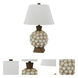 Seashell 25 inch 150 watt Shell Table Lamp Portable Light