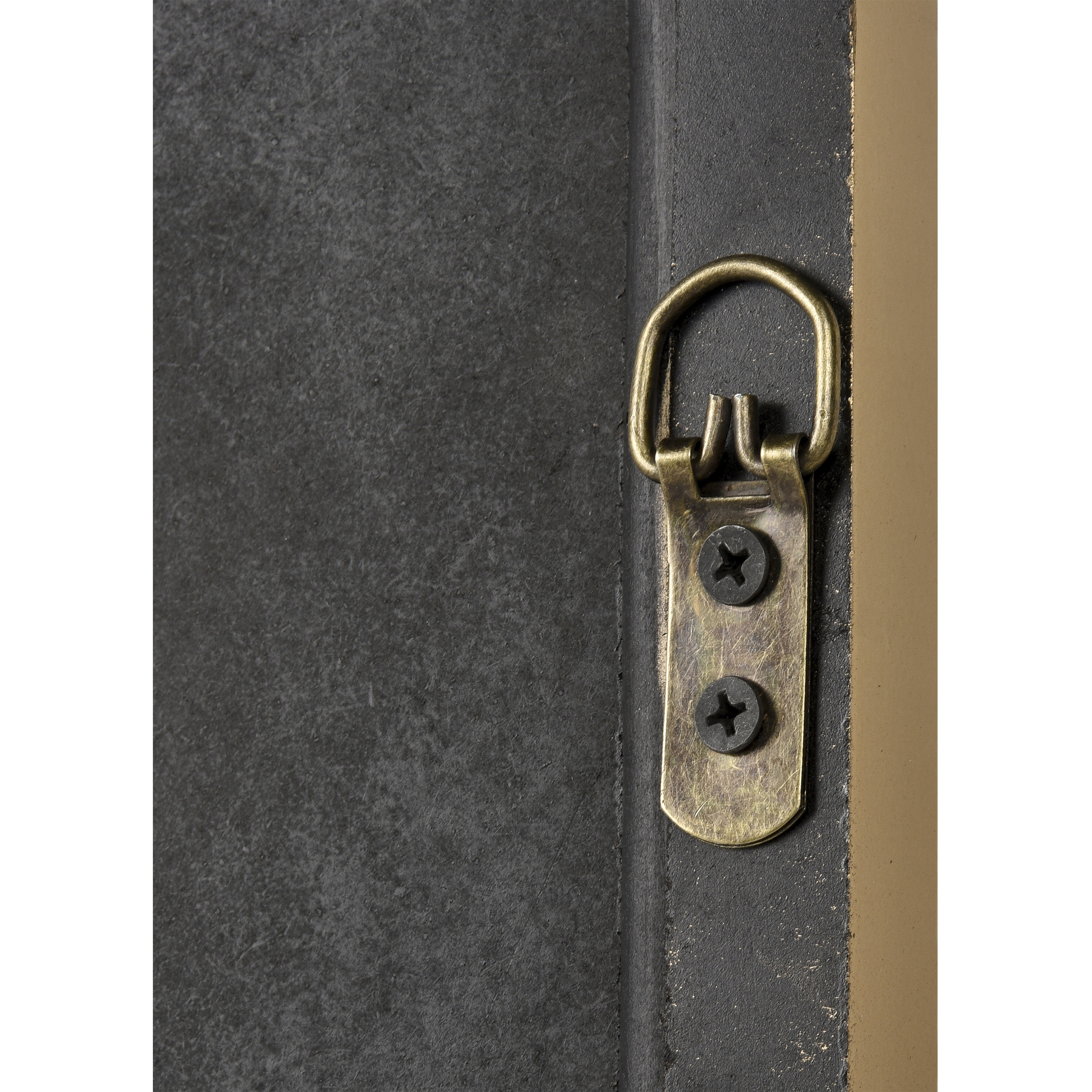 Loni 33.75 X 20.75 inch Gold with Mirror Wall Mirror