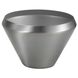 Signature 1 Light Brushed Steel Track Fixture Shade Ceiling Light, Adjustable