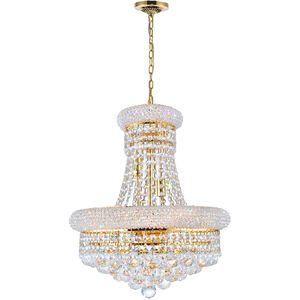 Empire 8 Light 18 inch Gold Down Chandelier Ceiling Light