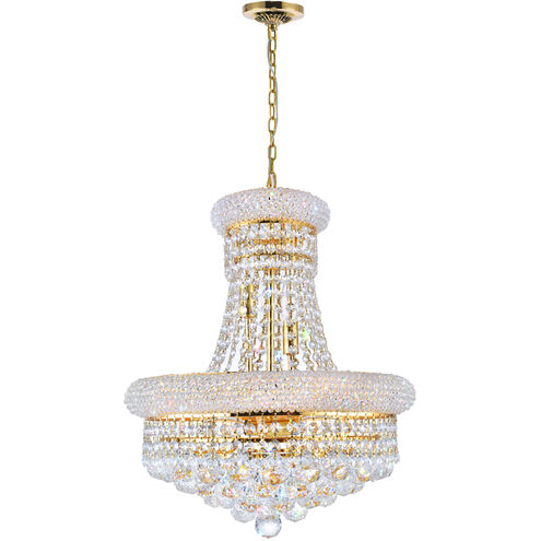 Empire 8 Light 18 inch Gold Down Chandelier Ceiling Light
