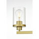 Saanvi 4 Light 25 inch Brass Bath Sconce Wall Light