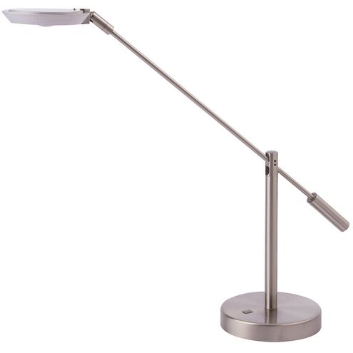 Iggy 22.8 inch 6.00 watt Satin Nickel Desk Lamp Portable Light