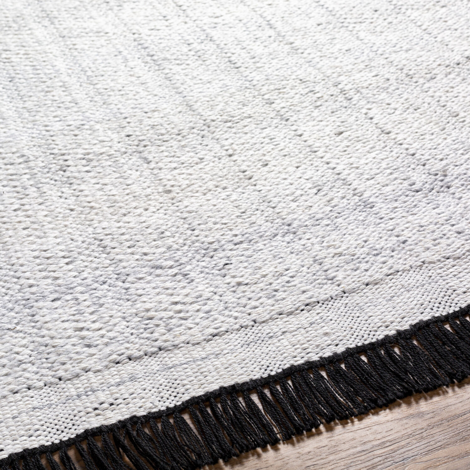 Clover 144 X 108 inch Black Rug, Rectangle