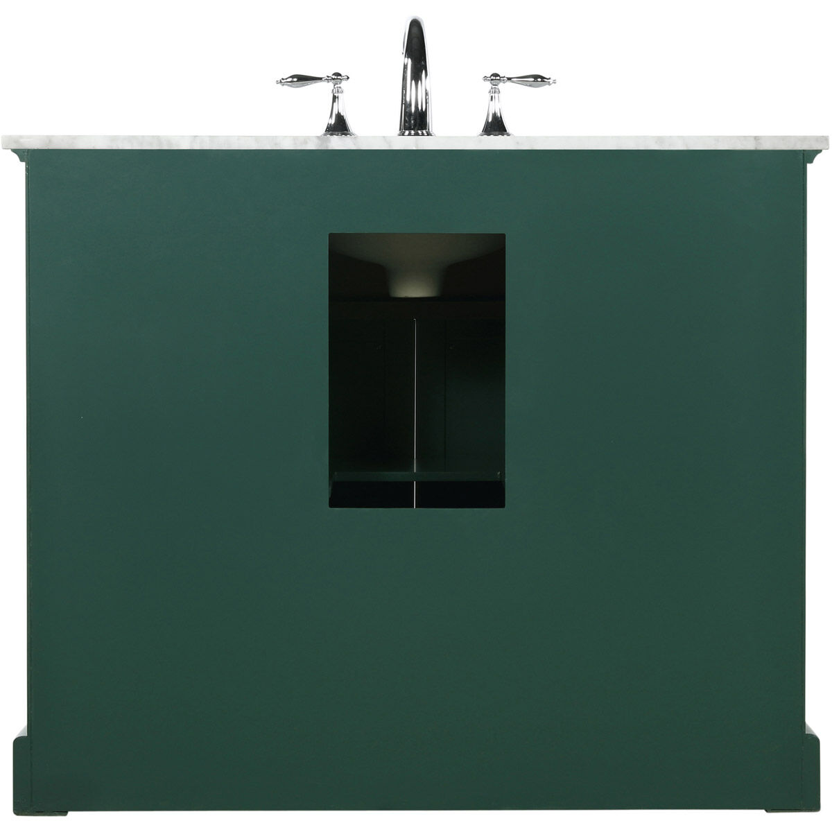 Americana 42 X 21.5 X 35 inch Green Vanity Sink Set