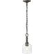 Keating Pendant Ceiling Light in Antique Black Iron